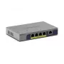 NETGEAR GS105PP hallitsematon Gigabit Ethernet (10/100/1000) Power over Ethernet (PoE) pöytä-/seinäasennus harmaa
