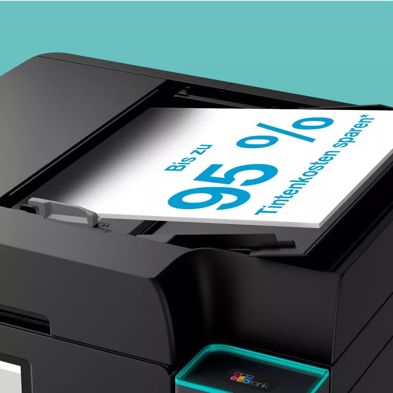 Monitoiminen mustesuihkutulostin Epson EcoTank ET-4950 — väri, A4, 4800x1200 dpi, 35 ppm, WLAN, Ethernet, duplex, musta