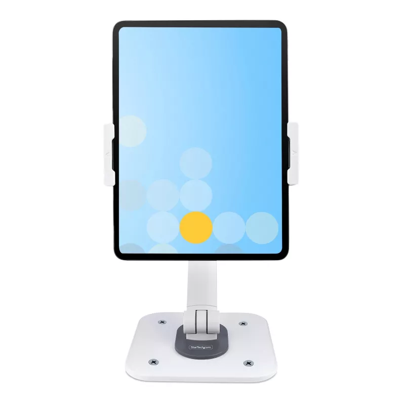 StarTech.com säädettävä tablettiteline työpöydälle – seinäkiinnitteinen – kapasiteetti 1 kg – ergonomisesti nivelletty yleismallinen tablettiteline – tablettipidike työpöydälle kääntyvä/kiertyvä/pyörivä