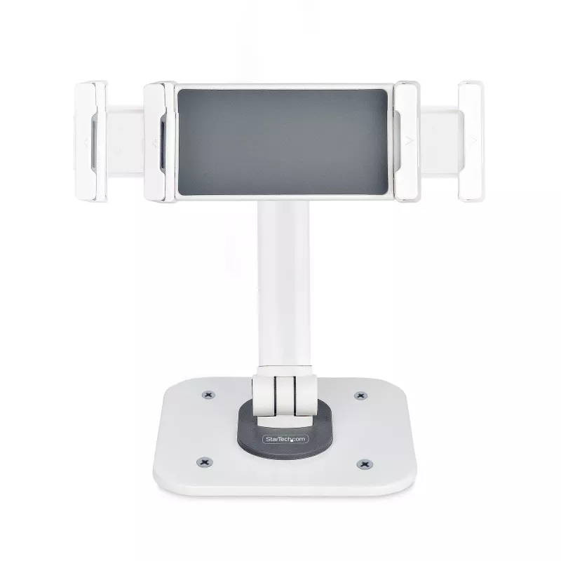 StarTech.com säädettävä tablettiteline työpöydälle – seinäkiinnitteinen – kapasiteetti 1 kg – ergonomisesti nivelletty yleismallinen tablettiteline – tablettipidike työpöydälle kääntyvä/kiertyvä/pyörivä
