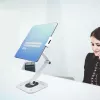 StarTech.com säädettävä tablettiteline työpöydälle – seinäkiinnitteinen – kapasiteetti 1 kg – ergonomisesti nivelletty yleismallinen tablettiteline – tablettipidike työpöydälle kääntyvä/kiertyvä/pyörivä