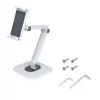 StarTech.com säädettävä tablettiteline työpöydälle – seinäkiinnitteinen – kapasiteetti 1 kg – ergonomisesti nivelletty yleismallinen tablettiteline – tablettipidike työpöydälle kääntyvä/kiertyvä/pyörivä