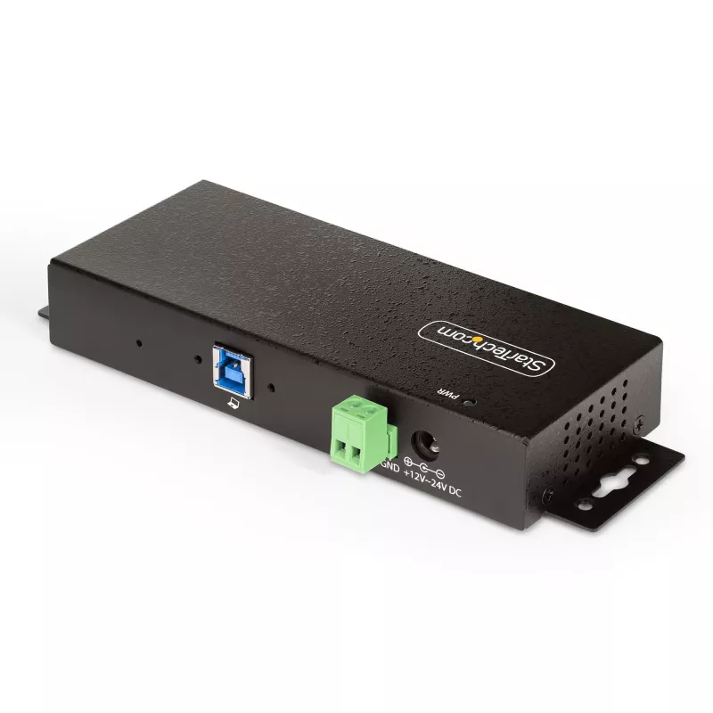 StarTech.com 5G7AINDRM-USB-A-HUB USB-keskitin USB 3.2 Gen 1 (3.1 Gen 1) Type-B 5000 Mbit/s musta