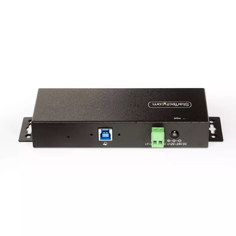 StarTech.com 5G7AINDRM-USB-A-HUB USB-keskitin USB 3.2 Gen 1 (3.1 Gen 1) Type-B 5000 Mbit/s musta