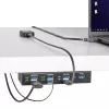 StarTech.com 5G7AINDRM-USB-A-HUB USB-keskitin USB 3.2 Gen 1 (3.1 Gen 1) Type-B 5000 Mbit/s musta