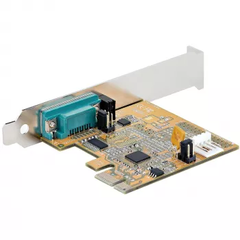StarTech.com PCI Express -sarjakortti, PCIe–RS232 (DB9) -sarjaliitäntäkortti, PC-sarjakortti 16C1050 UART, vakiomalliset tai matalat kiinnikkeet, COM-pidätys, Windows & Linux