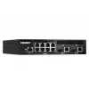 QNAP QSW-M2108R-2C hallittava L2-kytkin, 8 x 2,5GbE + 2 x 10GbE SFP+/RJ-45 -yhdistelmäporttia, puolileveä, telineeseen asennettava