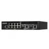 QNAP QSW-M2108R-2C hallittava L2-kytkin, 8 x 2,5GbE + 2 x 10GbE SFP+/RJ-45 -yhdistelmäporttia, puolileveä, telineeseen asennettava