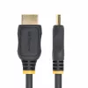StarTech.com 18 tuumaa (0,5 m) HDMI 2.0 -jatkokaapeli, High Speed HDMI -portinsäästökaapeli, 4K 60Hz, HDMI uros–naaras-jatkoadapterikaapeli, HDMI-jatkokaapeli, M/F