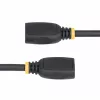 StarTech.com 18 tuumaa (0,5 m) HDMI 2.0 -jatkokaapeli, High Speed HDMI -portinsäästökaapeli, 4K 60Hz, HDMI uros–naaras-jatkoadapterikaapeli, HDMI-jatkokaapeli, M/F