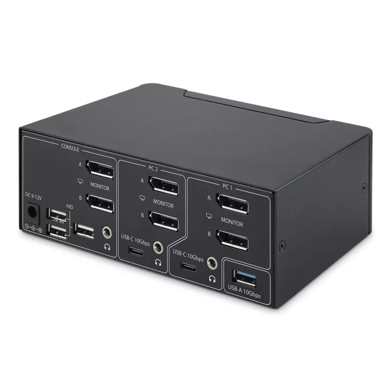 StarTech.com P2CDD143-KVM-SWITCH KVM-kytkin musta
