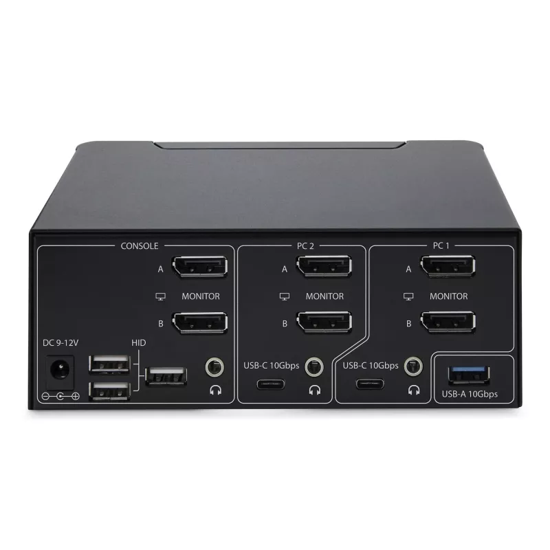 StarTech.com P2CDD143-KVM-SWITCH KVM-kytkin musta