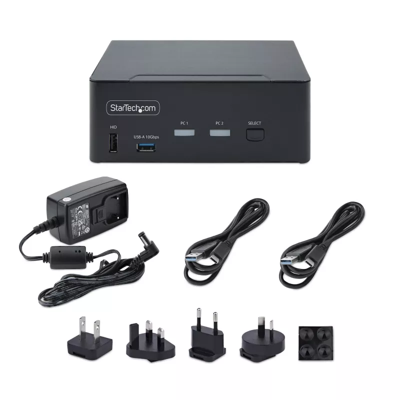 StarTech.com P2CDD143-KVM-SWITCH KVM-kytkin musta