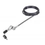 StarTech.com 3-in-1 yleinen kannettavan tietokoneen lukko 6.6ft (2m), Master Keyed -lukituskaapeli, tietokoneen turvallisuus, yhteensopiva Noble Wedge®/Nano/K-Slot kanssa; varkaudenestokaapeli, leikkauksenkestävä