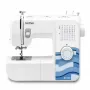 Ompelukone Brother RH137 — 37 ommelkuviota, ommelpituus 4 mm, ommelleveys 5 mm, kevyt kantaa