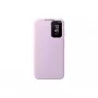 Samsung EF-ZA356CVEGWW Smart View Wallet Case läppäkuori Galaxy A35 5G -puhelimelle, laventeli