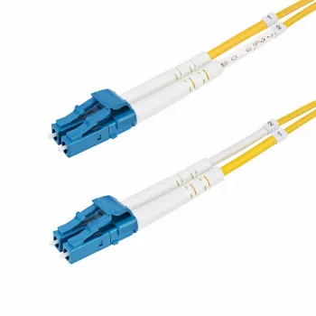StarTech.com 1m (3.3ft) LC-LC (UPC) OS2 yksimuotoduplex kuituoptinen kaapeli, 9/125µm, 100G, taivutuskestävä, alhainen vaimennus – LSZH kuituoptinen patch-kaapeli
