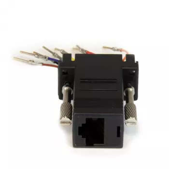 StarTech.com DB9-RJ45-modulaariadapteri – uros/naaras, DB-9, RJ-45, musta