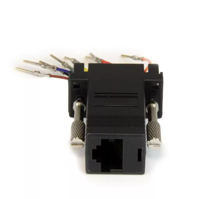 StarTech.com DB9-RJ45-modulaariadapteri – uros/naaras, DB-9, RJ-45, musta