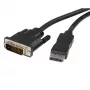 StarTech.com DP2DVIMM10 3 m (10 ft) DisplayPort–DVI-D-sovitinkaapeli, uros/uros, passiivinen, 1920x1200 / 1080p, musta