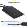 StarTech.com KVM-konsoli-USB 2.0 kannettava kannettavan tietokoneen crash cart -sovitin
