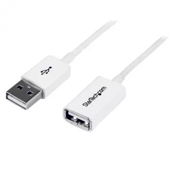 StarTech.com 3 m valkoinen USB 2.0 jatkokaapeli A-A – uros/naaras