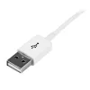 StarTech.com 3 m valkoinen USB 2.0 jatkokaapeli A-A – uros/naaras