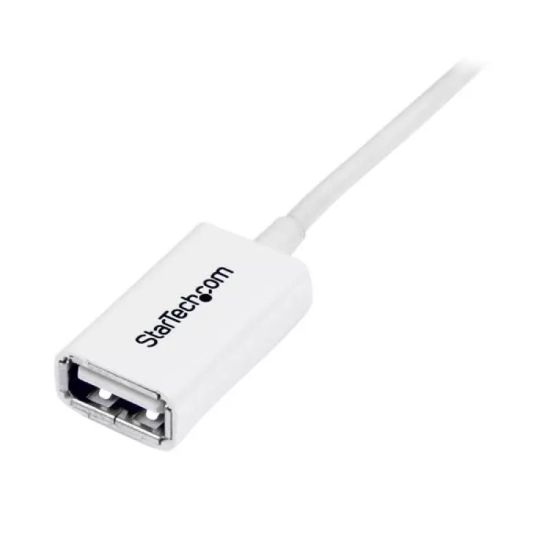 StarTech.com 3 m valkoinen USB 2.0 jatkokaapeli A-A – uros/naaras