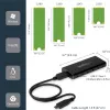 StarTech.com M.2 SSD-kotelo M.2 SATA SSD-levyille - USB 3.1 (10 Gbit/s) USB-C-kaapelilla