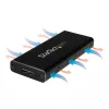 StarTech.com M.2 SSD-kotelo M.2 SATA SSD-levyille - USB 3.1 (10 Gbit/s) USB-C-kaapelilla