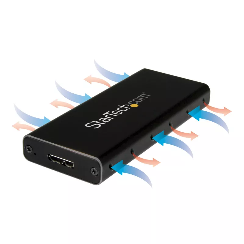 StarTech.com M.2 SSD-kotelo M.2 SATA SSD-levyille - USB 3.1 (10 Gbit/s) USB-C-kaapelilla