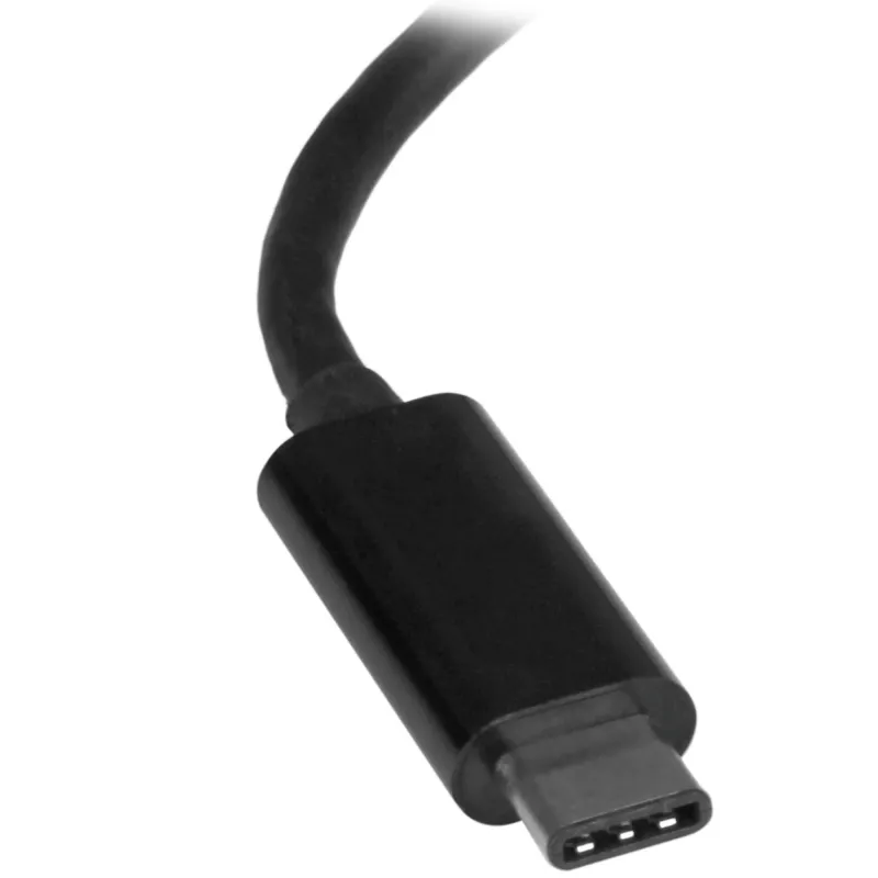 StarTech.com USB-C - Gigabit Ethernet -sovitin - musta