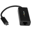 StarTech.com USB-C - Gigabit Ethernet -sovitin - musta