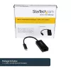 StarTech.com USB-C - Gigabit Ethernet -sovitin - musta