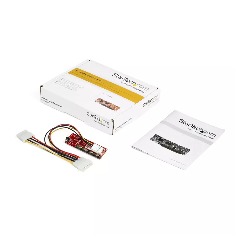 StarTech.com IDE-SATA kiintolevy- tai optisen aseman sovitin – 40-pin PATA - 2,5 tuuman SATA HDD/SSD/ODD-muunnin
