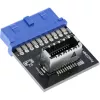 InLine USB 3.0 - USB 3.1 etupaneeli Key-A sovitin sisäinen