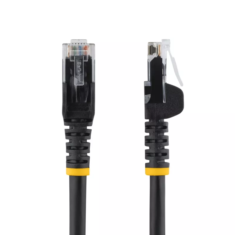 StarTech.com Cat5e Ethernet-patchkaapeli ilman lukituskielekettä RJ45-liittimillä – 10 m, musta