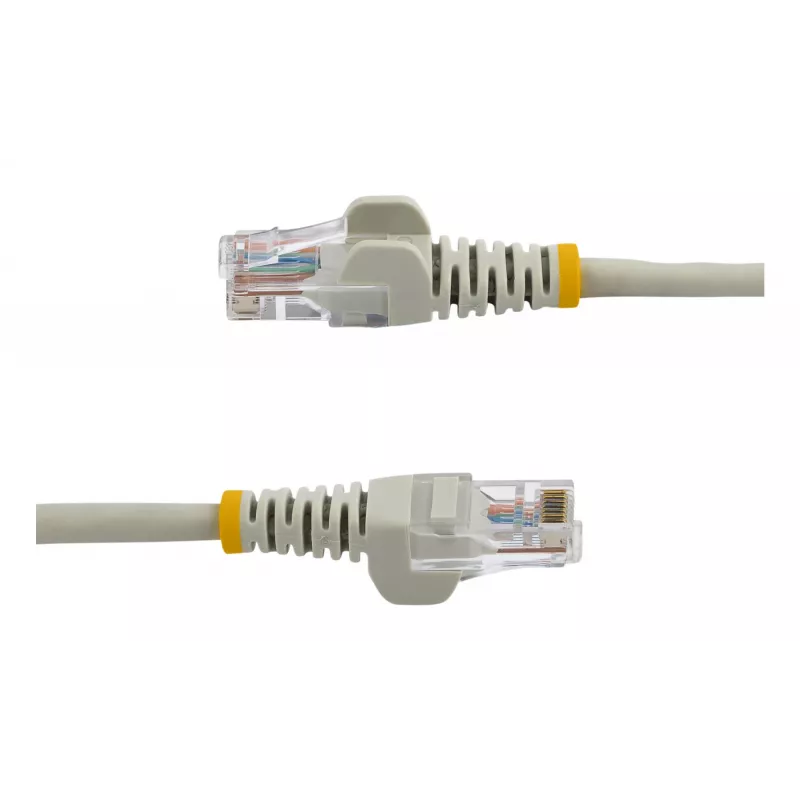 StarTech.com Cat5e Ethernet-patchkaapeli ilman lukituskielekettä RJ45-liittimillä – 10 m, harmaa