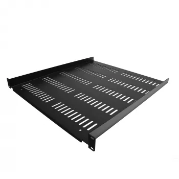 StarTech.com SHELF-1U-20-FIXED-V 1U tuuletettu palvelinkaapin hylly, 19", ulokemalli, etuasennus, 25 kg kuormitettavuus, 20" (50 cm) syvä, musta