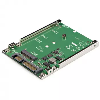 StarTech.com M.2 SATA SSD 2,5 tuuman SATA-adapteriin - M.2 NGFF SATA-muuntimeen - 7mm - Open-Frame-teline - M2-kiintolevyadapteri