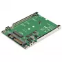 StarTech.com M.2 SATA SSD 2,5 tuuman SATA-adapteriin - M.2 NGFF SATA-muuntimeen - 7mm - Open-Frame-teline - M2-kiintolevyadapteri