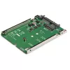 StarTech.com M.2 SATA SSD 2,5 tuuman SATA-adapteriin - M.2 NGFF SATA-muuntimeen - 7mm - Open-Frame-teline - M2-kiintolevyadapteri