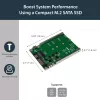 StarTech.com M.2 SATA SSD 2,5 tuuman SATA-adapteriin - M.2 NGFF SATA-muuntimeen - 7mm - Open-Frame-teline - M2-kiintolevyadapteri