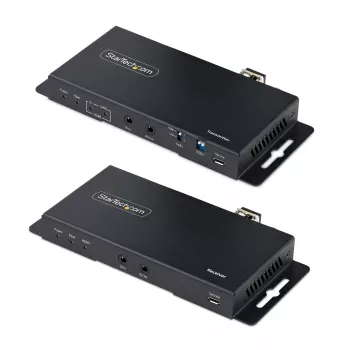 StarTech.com ST121HD20FXA2 4K 60Hz HDMI-valokuitujatkosarja, enintään 1 km (yksimuoto) / 300 m (monimuoto), LC, HDR, HDCP, ääni/RS232/IR, lähetin ja vastaanotin