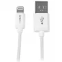StarTech.com 1 m USB-Lightning-kaapeli – latauskaapeli iPhone/iPad/iPod – Lightning-USB-kaapeli pikalatauksella – Apple MFi -sertifioitu – valkoinen