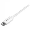 StarTech.com 1 m USB-Lightning-kaapeli – latauskaapeli iPhone/iPad/iPod – Lightning-USB-kaapeli pikalatauksella – Apple MFi -sertifioitu – valkoinen