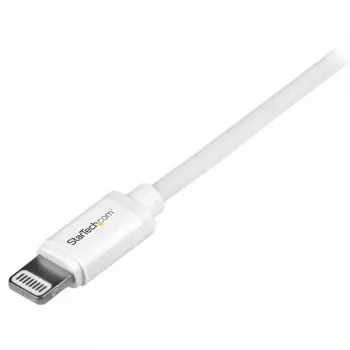 StarTech.com 1 m USB-Lightning-kaapeli – latauskaapeli iPhone/iPad/iPod – Lightning-USB-kaapeli pikalatauksella – Apple MFi -sertifioitu – valkoinen