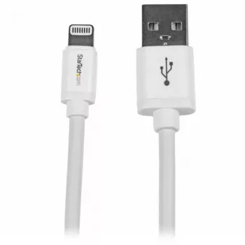 StarTech.com 2 m (6 ft.) USB-Lightning-kaapeli - pitkä iPhone / iPad / iPod latauskaapeli - Lightning-USB-kaapeli - Apple MFi -sertifioitu - valkoinen