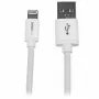 StarTech.com 2 m (6 ft.) USB-Lightning-kaapeli - pitkä iPhone / iPad / iPod latauskaapeli - Lightning-USB-kaapeli - Apple MFi -sertifioitu - valkoinen