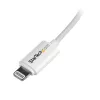 StarTech.com 2 m (6 ft.) USB-Lightning-kaapeli - pitkä iPhone / iPad / iPod latauskaapeli - Lightning-USB-kaapeli - Apple MFi -sertifioitu - valkoinen